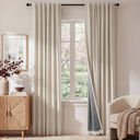 Blackout Curtains 84"x48" Beige Set of 2