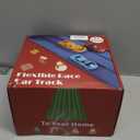 3-Lane Flexible Race Track for Kids 15ft Race Car Track Compatible with Diecast 1/64 Scale Cars, Flexible Car Track Race Ramp Toy with Strong Suction Cups