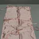 2 Pcs Satin Bassinet Sheet Baby Hair Protect Soft Silk Feeling Sheet Baby Bassinet for Rectangle Cradle Pad Mattress Newborn Infant (Pink+Purple)