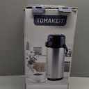 Airpot Coffee Carafe for Keeping Hot,102oz/3L Coffee Dispenser Thermal with Pump,Insulated Stainless Steel Hot Beverage Dispenser for Parties,Thermal Carafe for Hot Drinks Water Tea Chocolate