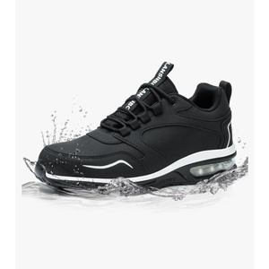 Waterproof Steel Toe Shoes for Women Non Slip Puncture Proof Safety Work Sneakers Comfortable Lightweight Fashion Footwear for Industrial Construction and Food Service Size 39/8.5