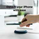 elago Charging Pad, Wireless, Magnetic, Black - Compatible with MagSafe Charger, iPhone 12, 13, 14, 15 Models, AirPods Pro [0.09 lbs]