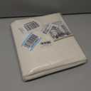 H.VERSAILTEX Natural Linen Curtains Semi-Sheer Curtains Nickel Grommet Privacy Added Premium Soft Rich Material Curtain Panels for Living Room(Set of 2, 52 by 84 Inch, Ivory)