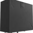 Mini Split Air Conditioner Covers for Outside Units, Rectangular A/C Condenser Cover for Outdoor Compressor Defender with Vent Hole Fits Up to 37.8 x 16.5 x 32.6 Inches