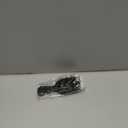 Mini Boar Bristles Hair Bursh, Travel Size Hair Brush for Women Men Kids, Protable Small Hair Brush for Pockets Purses, Mini Detangler Brush for Smooth Add Shine(Black)