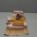 KYEESE Dog Sweater Cable Knit Thick Fuzzy Dog Knitwear Turtleneck Warm with Sleeves Dogs Clothes Gradient Color, Brown, XLarge