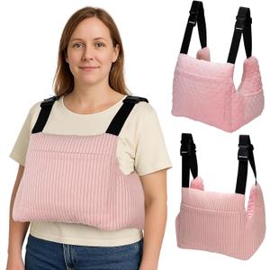 Mastectomy Pillows, Post Mastectomy Must Haves, Hysterectomy Pillow Lumpectomy Recovery Supplies, Breast Surgery Pillow, Gifts for Women Help for Recovery and Rest, Pink