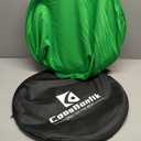 Green Screen Chair,56 IN Collapsible Green Screen Backdrop Kit,Pop Up Green Screen for Streaming with Storage BagPortable Greenscreen Backdrop for Photography,Gaming,Streaming,Zoom Meeting and Gaming