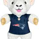 Pets First NFL New England Patriots Goat Plush Toy for Dogs and Cats with Squeaker, Wearing a Team Jersey! Fun & Sporty Goat Shaped Dog Chew Toy, Interactive Pet Toy