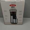 OXO Brew Conical Burr Coffee Grinder - Silver, Stainless Steel Burrs, One-Touch Automatic Smart Grind