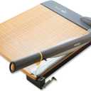 Westcott 18'' TrimAir Wood Guillotine Paper Cutter & Paper Trimmer, 30 Sheet (15108)