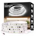 cambk 48inch Hardwired Under Cabinet Lighting for Kitchen,120V Wired Undercounter Led Strip Lights 6000K White Waterproof, Luces para Cocina Bajo Gabinete Under Shelf Lights for Sink/Workbench