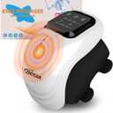Knee Massager with Heat, 3 Vibration Modes and 3 Heating Levels LED Vitality Joints Knee Massager, 3-in-1 Smart Portable, Gift for Dad and Mom