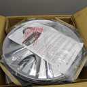 Custom Accessories 4-Pack 15" SGT-5 Wheel Covers, Replacement Hubcaps for Cars, Trucks, SUVs Silver/Chrome