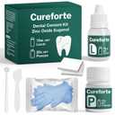 Zinc Oxide Eugenol Dental Cement Kit  Professional Temporary Crown & Bridge Glue for Tooth Fillings | Self-Curing, Strong Bond, and Pulp-Soothing Formula | Easy-to-Use Dental Repair Kit