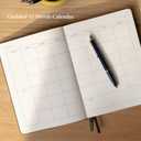 3 x Anecdote 2026 Planner: 52 Week Daily Planner, Yearly, Monthly & Weekly Workflow for Planning Your Success  Vegan Leather Hardcover, Start Anytime & Achieve your Goals - Black