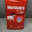 Huggies Size 4 Baby Diapers, Little Movers HuggFit 360 Baby Diapers with 360 Waistband, Size 4 (22-37 lbs), 144 Count, Packaging May Vary