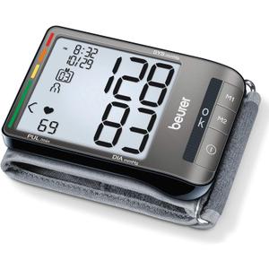 Beurer BC81 Wrist Blood Pressure Monitor XL Display, Arrhythmia Detection, 120 Memory Sets XL Blood Pressure Cuff Wrist for Home Use, Automatic Blood Pressure Machine with Storage Case, Batteries