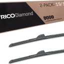 TRICO Diamond 19" + 19" Super Premium Automotive Replacement Windshield Wiper Blades (Set of 2), Passenger and Driver Side All-Weather Beam Wiper Blades for Select Vehicle Models (Item #25-1919)