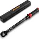 AEROFORCE 1/2 Inch Torque Wrench, 20-220Nm Reversible 72-Tooth Ratchet, Precision Calibrated Tool for Bicycle, Motorcycle and Automotive Repairs
