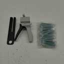 Dispenser Gun, Epoxy Glue Gun, Impression Mixing Dispensing Gun Applied to AB Plastic Tube (50ML with Mixing Nozzles)