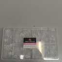 Beetles Gel Nail Tips Medium Coffin Etch X, 12 Sizes 288Pcs Pre Shaped Half Matte Full Cover Press On False Nails Tips Acrylic Fake Nail Extensions Kit Easy DIY Salon Manicure Gift for Women