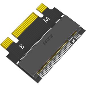 JMT M.2 NVME M-Key B+M 2230 to 2242 SATA-Bus SSD Extension Adapter Card Compatible with ThinkPad X270 X280 T470 T480 L480 T580 Serials (2230 to 2242)