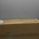 WINGBO 54 Inch Ceiling Fan without Light - 5 Carved Solid Wood Blades, 6-Speed Reversible DC Motor, Noiseless Remote Control Ceiling Fan No Light for Bedroom Living Room Kitchen, Charcoal Gray