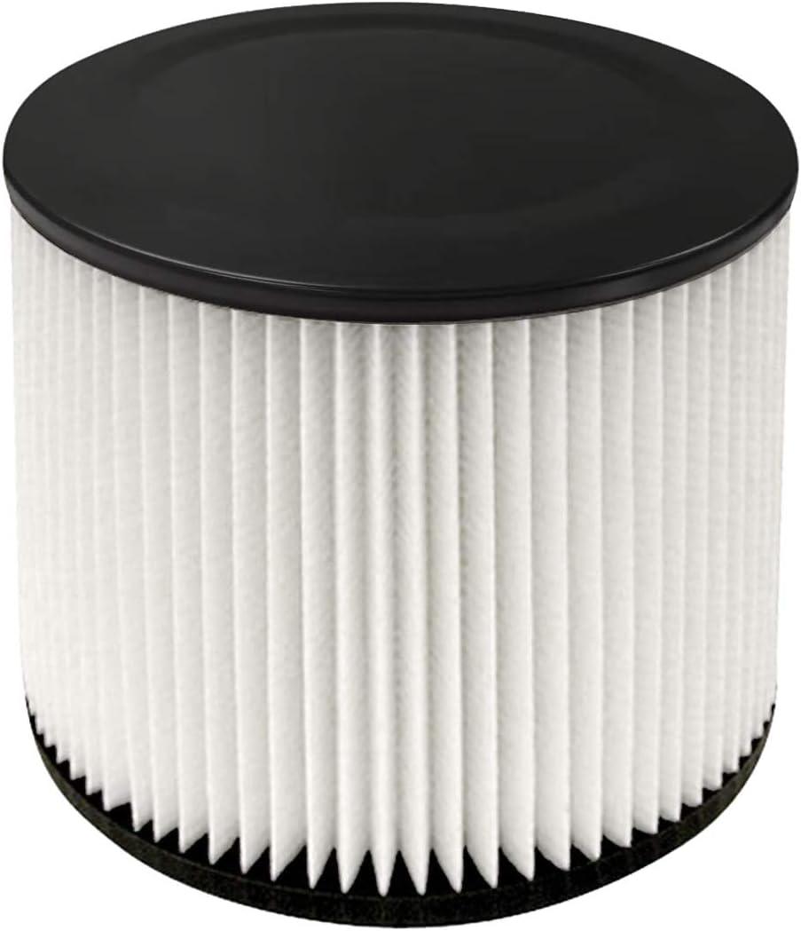 Fette Filter - Wet Dry Vac Filter Compatible with Multi-Fit VF2007 & Most 5 Gallon or Larger Shop-Vac, Vacmaster & Genie Shop Vacuum Cleaners. (Pack of 1)