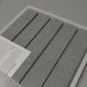 Stone Dish Drying Mat for Kitchen Counter  Collapsible 24"(L)16 (W) Super Absorbent Diatomaceous Earth Dish Drying Mat, Grey Kitchen Counter Mats for Dishes ,Bottles, Cups, Match Any Countertop (Gray)