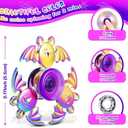 6 Pack Metal Fidget Spinner for Kids and Adults, Fidget Toys for Focus, Stress Relief, ADHD & Anxiety, Sensory Fidget Set for Blue Monday Relief