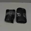 Silicone Air Fryer Liners for Ninja - Reusable DZ201 8QT Dual Basket - Rectangular 2-Pack Vacuum-Packed Easy-Clean Dishwasher-Safe Food-Safe for Home Chefs - Housewarming Gifts (Black)