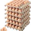Blueweenly 180 Pcs Paintable Plastic Eggs Brown Fake Eggs to Decorating Painting Color Children DIY Dye Kit for Kids Craft Adornment Basket Fillers Gift(Brown)