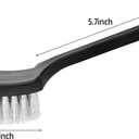6 x Carpet Brushes for Cleaning, Scrub Brush for Floor Mats, Cleaning Brush for Car Interior and Home, Simple and Practical (White)