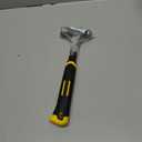 Ball Peen Hammer 16 oz, Drop Forged One Piece Ball Pein Hammer, Metalworking Tool with Forged Steel Construction & Shock Absorbing Grip