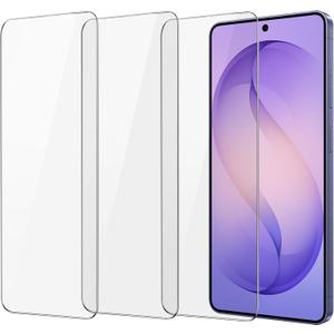 Screen Protector for Samsung Galaxy S26 Ultra 2026 (3 Pack), 9H Tempered Glass with 100% Ultrasonic Fingerprint Unlock, Bubble-Free Install for Commute & Public Security