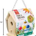 Beetle & Bee Paint A Bird Base, Backyard Birdhouse Kit, Bird House Painting Kit for Kids, DIY Arts & Crafts Gardening For Kids & Teens, Boys & Girls