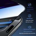 2 x QXC YABUDA Privacy Screen Protector for iPhone 15 6.7 Inch,Anti-Spy[Anti-Peeping],Full Screen 9H Tempered Glass,[Auto Alignment Kit], Bubble Free,Compatible with iPhone 15,16,14 pro,Case Friendly