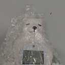 Baby Bath Thermometer for Infants,Cute Polar Bear Digital Bath Thermometer for Baby,Room&Water Temperature Toy (White)