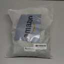 2 Pack Light Green/White Ruffle Plaid Throw Pillow Covers Farmhouse Checkered Gingham Pillow Shams 18"x18" for Couch,Sofa,Bed and Living Room