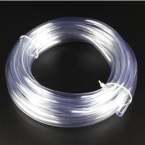 Metaland 3/8" ID Vinyl Tubing, 3/8" ID x 1/2" OD 32.8 Feet Clear Lightweight PVC Tubing BPA Free Line