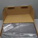 Klearlook Upgraded Adjustable Keyboard Tray for Above Desk & Under Desk Use - Ergonomic Sit-Stand Keyboard Riser with 360 Rotation, 24.4"10" Keyboard Stand with Wrist Rest & Storage Drawer - Black