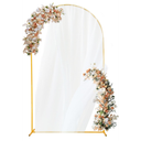 Arch Backdrop Stand 5FT Gold Wedding Balloon Arched Backdrop Stand Metal Arch Frame for Birthday Party Bridal Baby Shower Ceremony Decoration