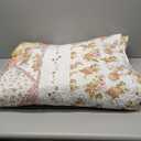 HoneiLife Quilt Set King Size 106'x-96' Fluffy Bedspreads 106x96, Microfiber Quilts 3-Piece, Patchwork Coverlet Rustic Bedding Sets All Season Quilts (Dried Rose Pink-tufted)