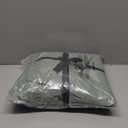 LOVQUE 100% Washed Cotton Duvet Cover King Size, Mint Green Fade-Resistant Natural Bedding Set (No Comforter), 104x90 Inches