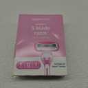Amazon Basics Women's 5 Blade FITS Razor for Women, FITS Amazon Basics Handle and Venus Handles, Includes 1 FITS Handle, 12 Cartridges & 1 Shower Hanger (Pink)