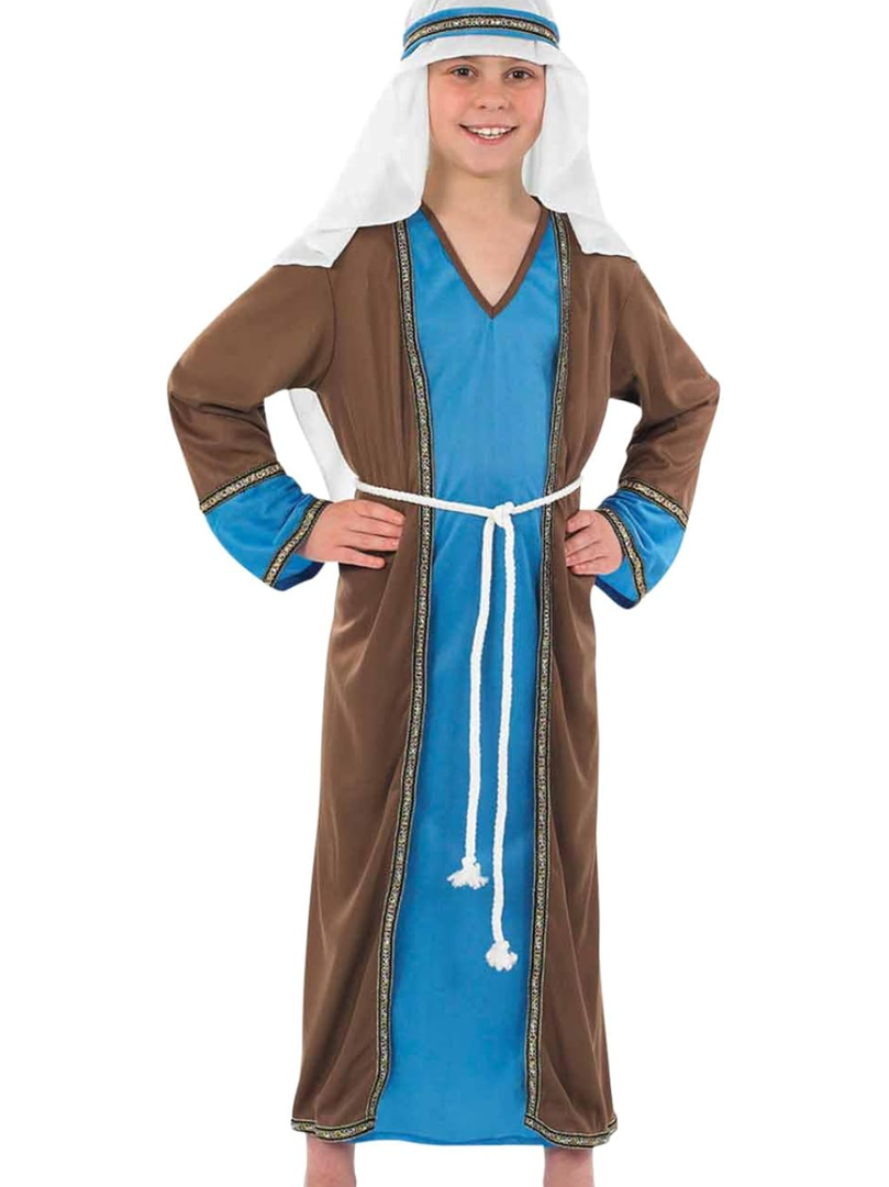 fun shack Kids Joseph Costume Kids, Boys Joseph Costume For Boys, St Joseph Costume for Kids, Saint Joseph Costume Kids Size M
