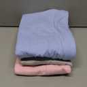 Duomiaomiao 3 Pack Baby Sleep Sack 100% Organic Cotton Lightweight Breathable Comfy Toddler Sleeping Sack (0.5tog Gray&Blue&Pink, Medium)