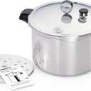 Presto 01755 16-Quart Aluminum canner Pressure Cooker, One Size, Silver