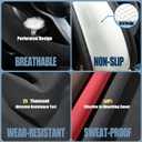Black Suede Steering Wheel Cover, Breathable Non-Slip Sweat-Proof Wear-Resistant No Pilling, Warm in Winter and Cool in Summer, Universal 15 inch